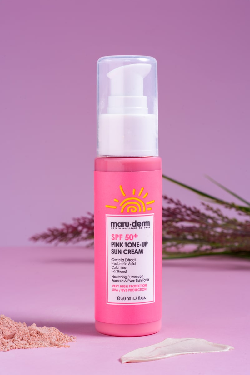 SPF 50 Pink Tone-Up Sun Cream
